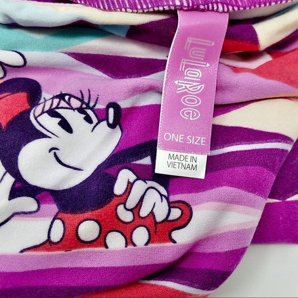 LuLaRoe Disney Minnie Mouse Leggings One Size (2-10) - Picture 3 of 8